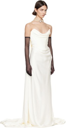Vivienne Westwood SSENSE Bridal Capsule Galaxy Cape Maxi Dress