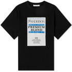 JW Anderson Women's Classic Fit Care Label T-Shirt in Black