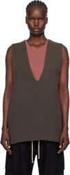 Rick Owens Gray Concordians V Tank Top