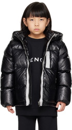 Givenchy Kids Black Puffer Down Jacket