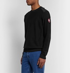 Canada Goose - Dartmouth CORDURA-Panelled Merino Wool Sweater - Black