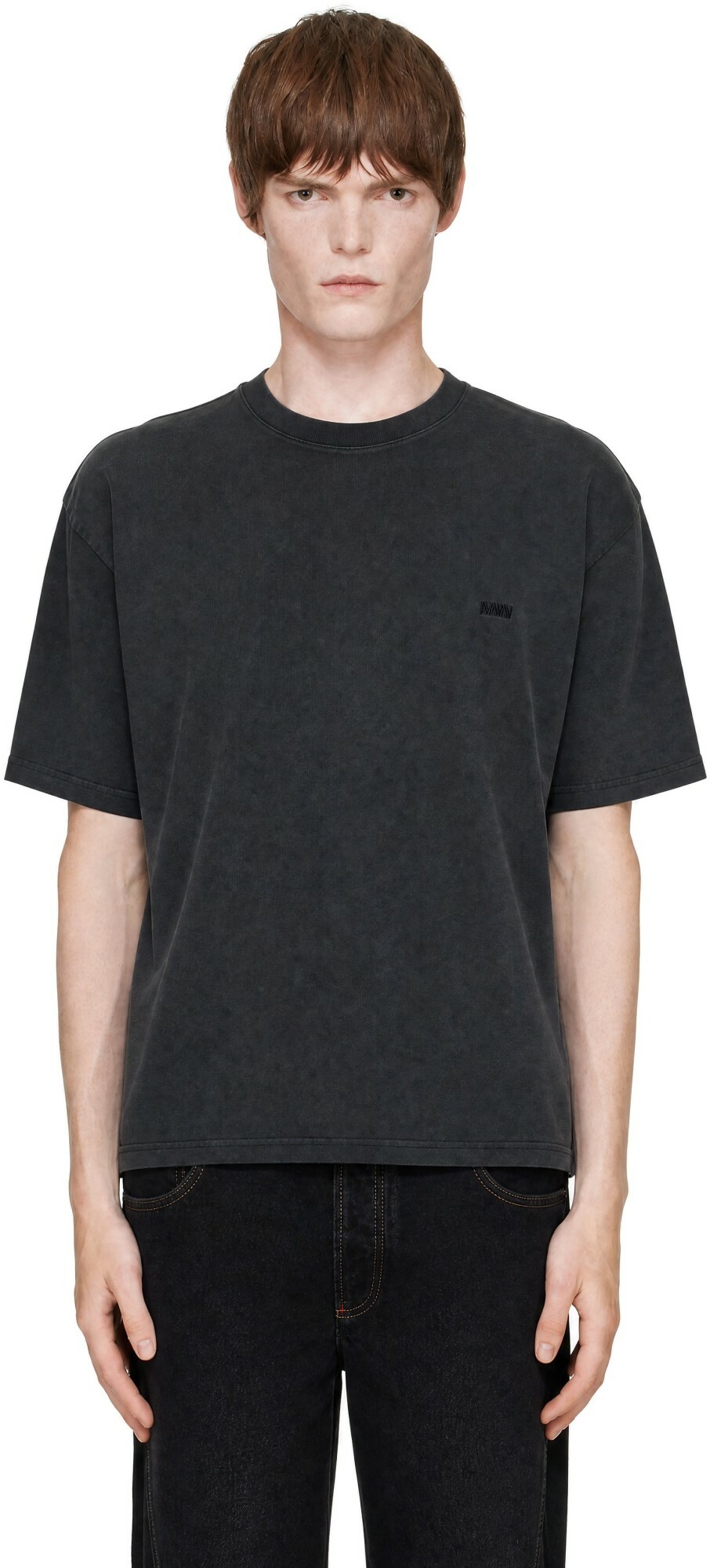 AVAVAV Black 'Avavav' Logo T-shirt