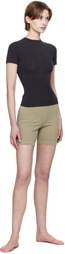 SKIMS Black Cotton Jersey T-shirt