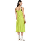 rag and bone Green Silk Colette Slip Dress