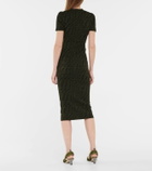 Fendi FF jacquard midi dress