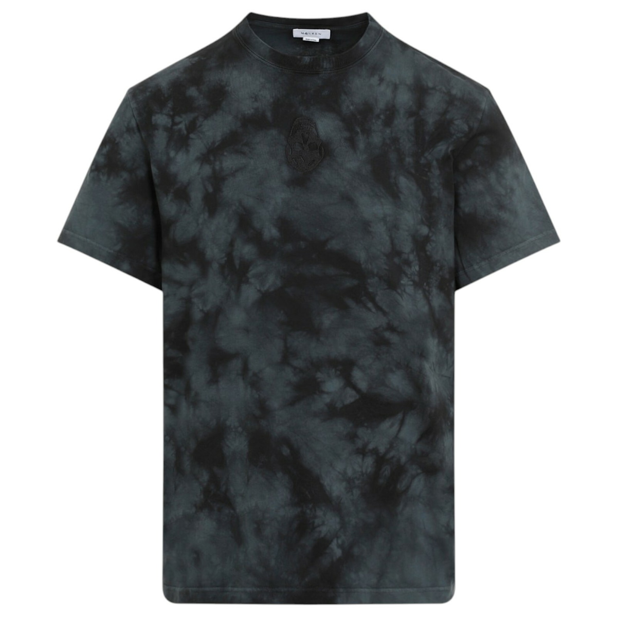 Alexander McQueen Men's Harness Print T-Shirt in White/Black Alexander McQueen Men's Harness Print T-Shirt in White/Black