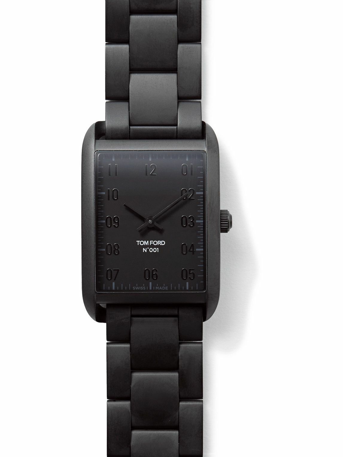 Photo: TOM FORD Timepieces - 001 DLC-Coated Stainless Steel Watch