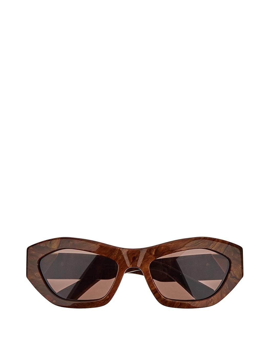 Photo: Bottega Veneta Angle Hexagonal Sunglasses