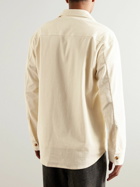 NN07 - Throwing Fits Freddy 1322 Cotton-Blend Corduroy Shirt - Neutrals