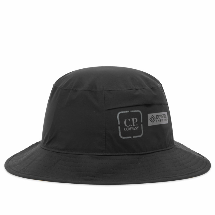 Photo: C.P. Company Men's Metropolis Gore-Tex 3L Infinium Bucket Hat in Black