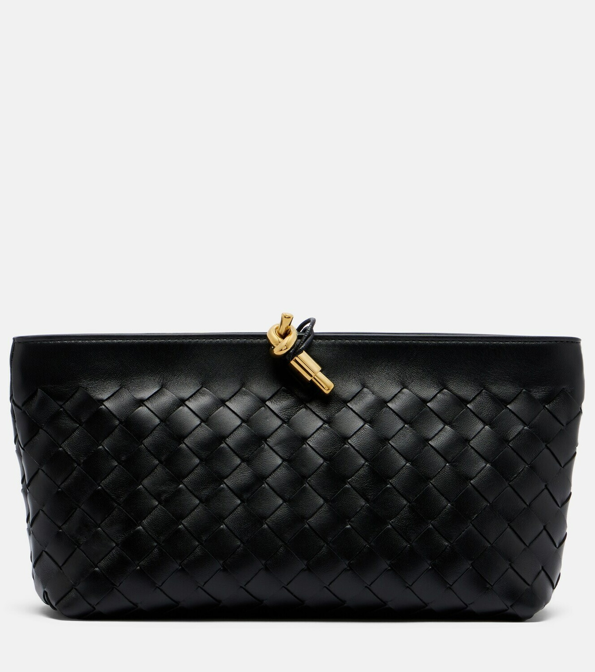Bottega Veneta Andiamo Intrecciato Small leather clutch