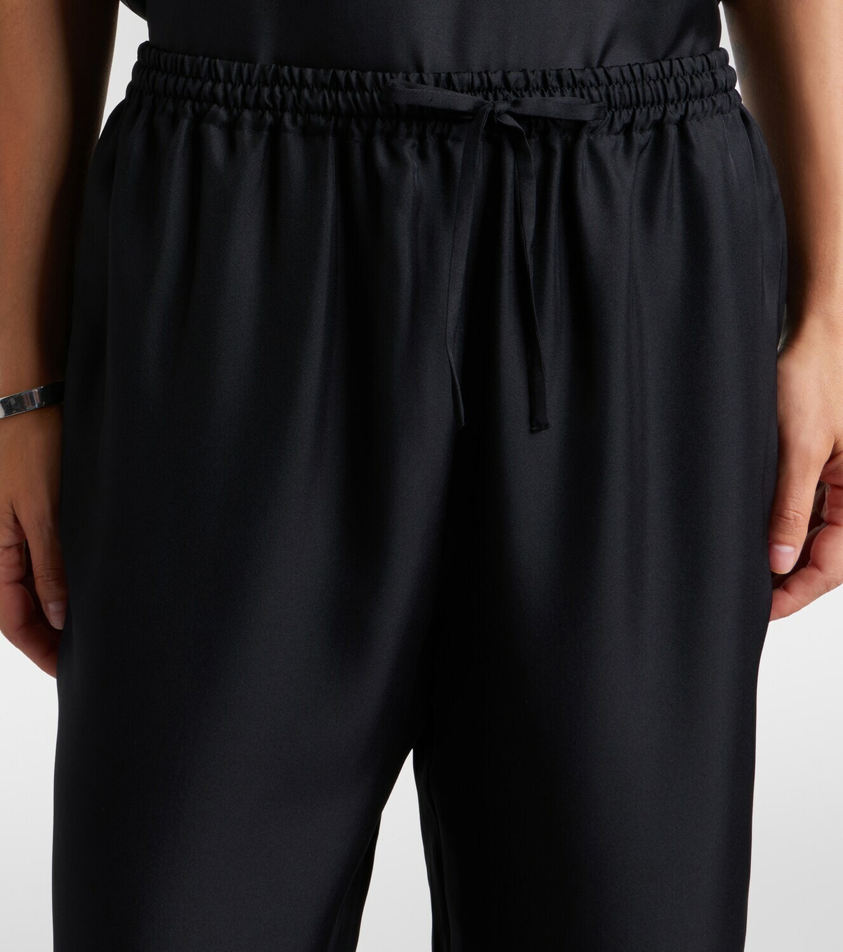 Asceno Aurelia silk wide-leg pants