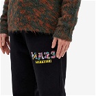 Maharishi Men's MA23 Embroidered Sweat Pant in Black
