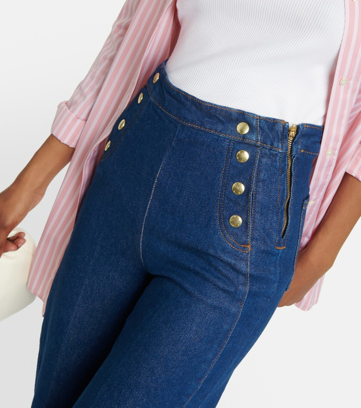 Frame Sailor Snap WideLeg highrise jeans Frame Denim