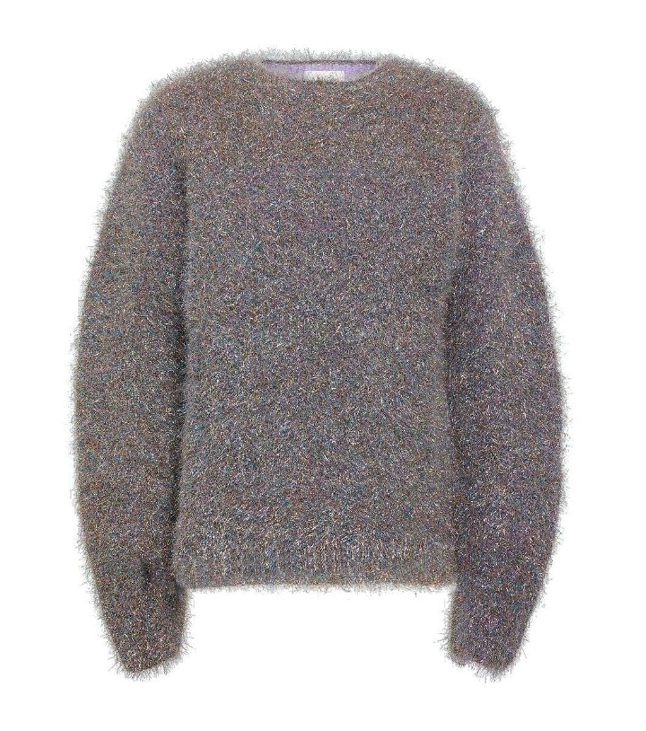 Photo: Jil Sander Metallic knit sweater