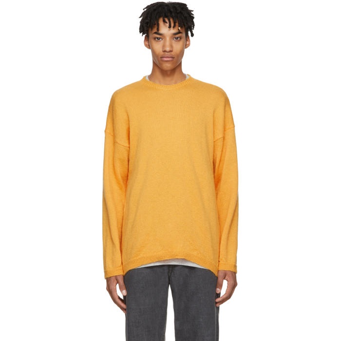 Photo: Our Legacy Orange Mohair Popover Sweater 