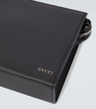 Gucci Logo leather pouch