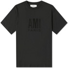 AMI Men's Paris Oversized T-Shirt in Black