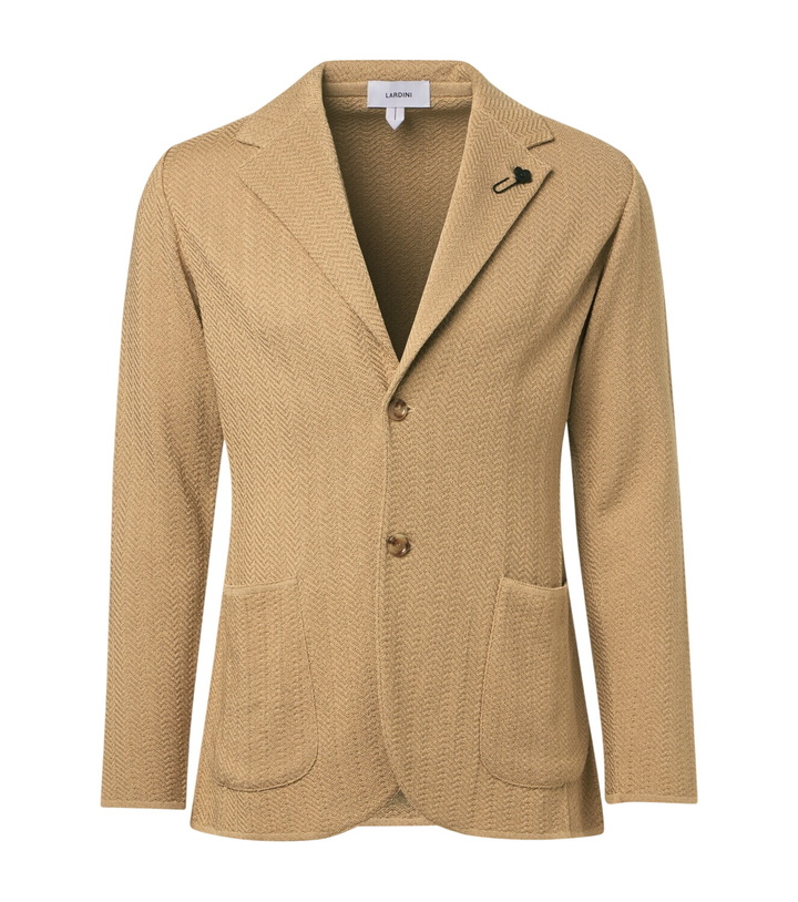 Photo: Lardini Cotton-blend blazer