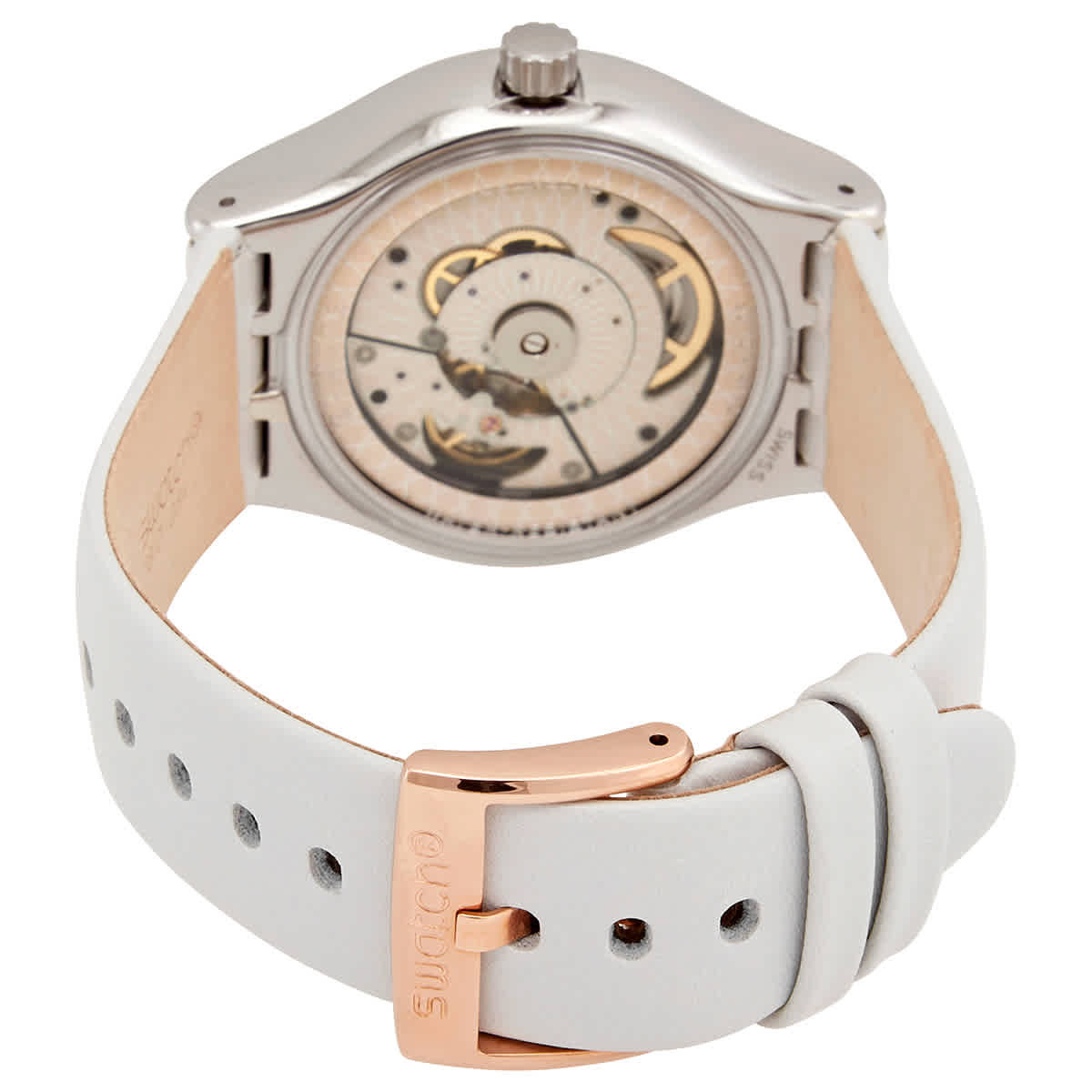 Swatch Sistem Polaire Automatic Crystal Unisex Watch YIS415