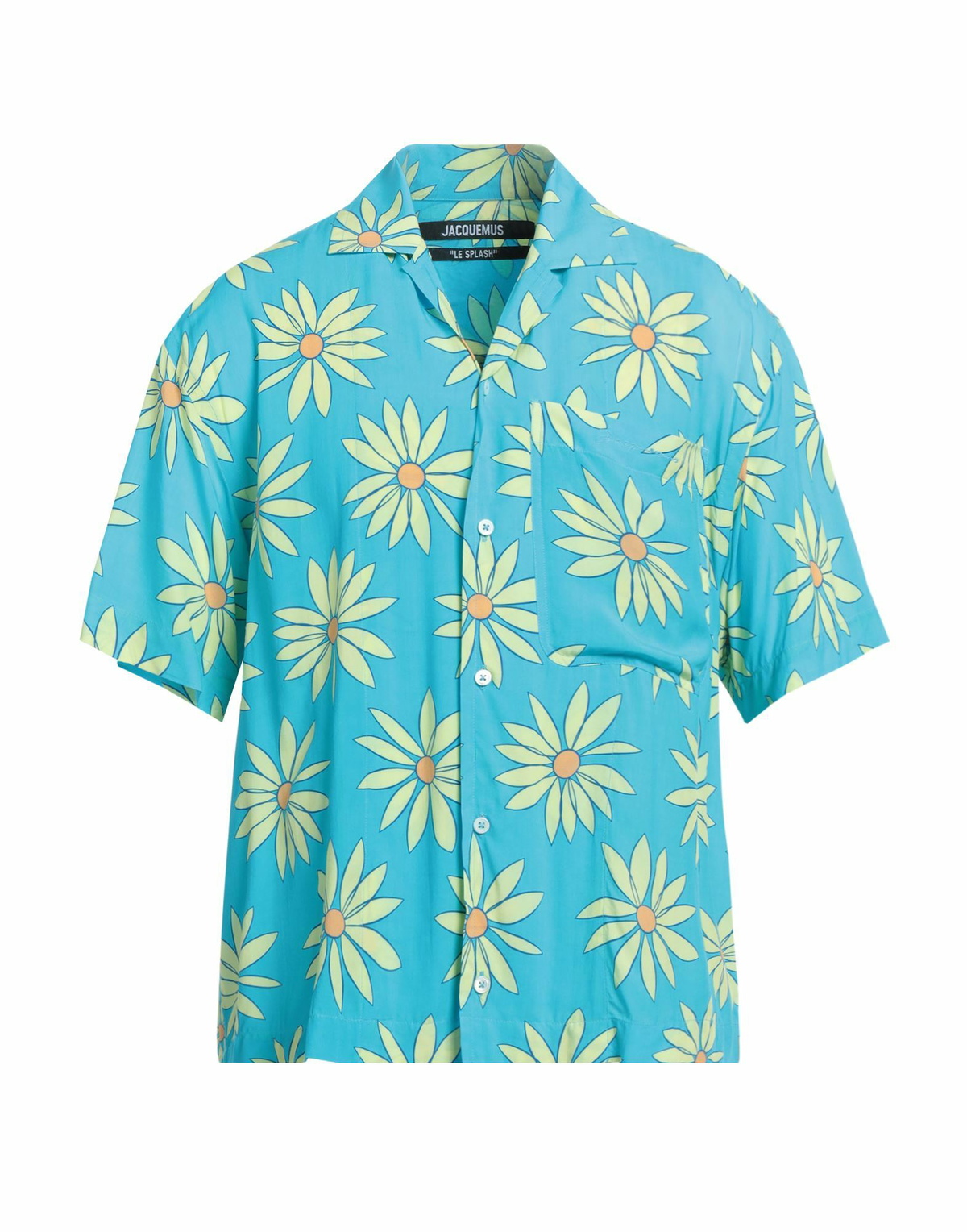Jacquemus Le Splash Mens Shirt Turquoise