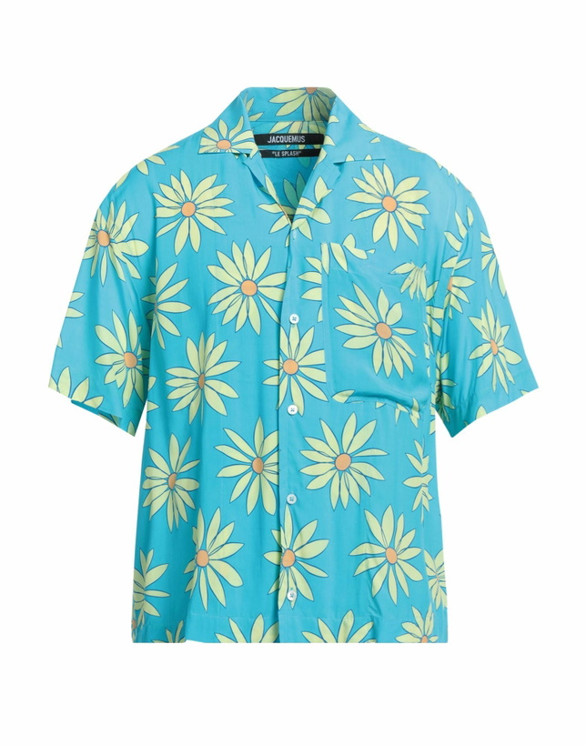 Photo: Jacquemus Le Splash Mens Shirt Turquoise
