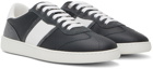 Ferragamo Gray Signature Low Sneakers