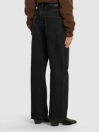 WARDROBE.NYC - Low Rise Wide Cotton Jeans