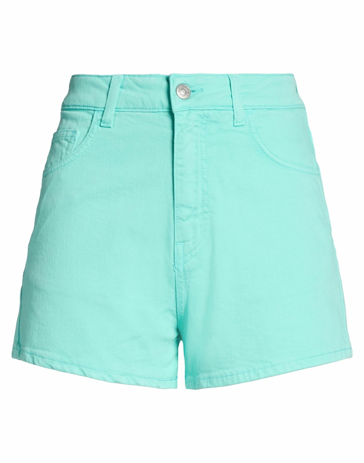 Jucca Womens Denim shorts Turquoise