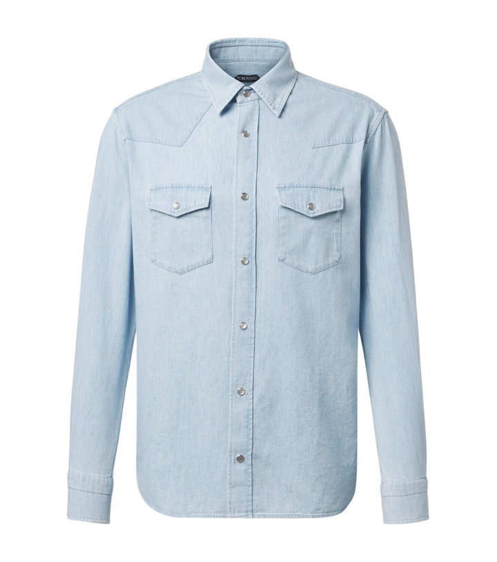 Photo: Tom Ford Denim overshirt