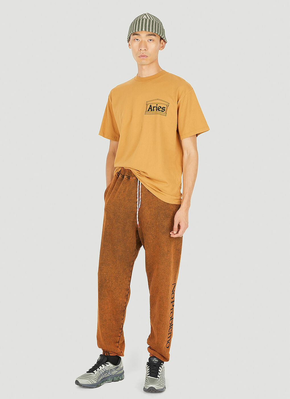 No Problemo Acid Track Pants in Orange