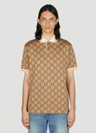 Gucci - Interlocking GG Polo Shirt in Light Brown