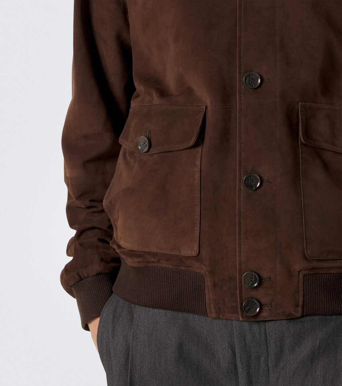 Arma Tomme reversible suede blouson jacket