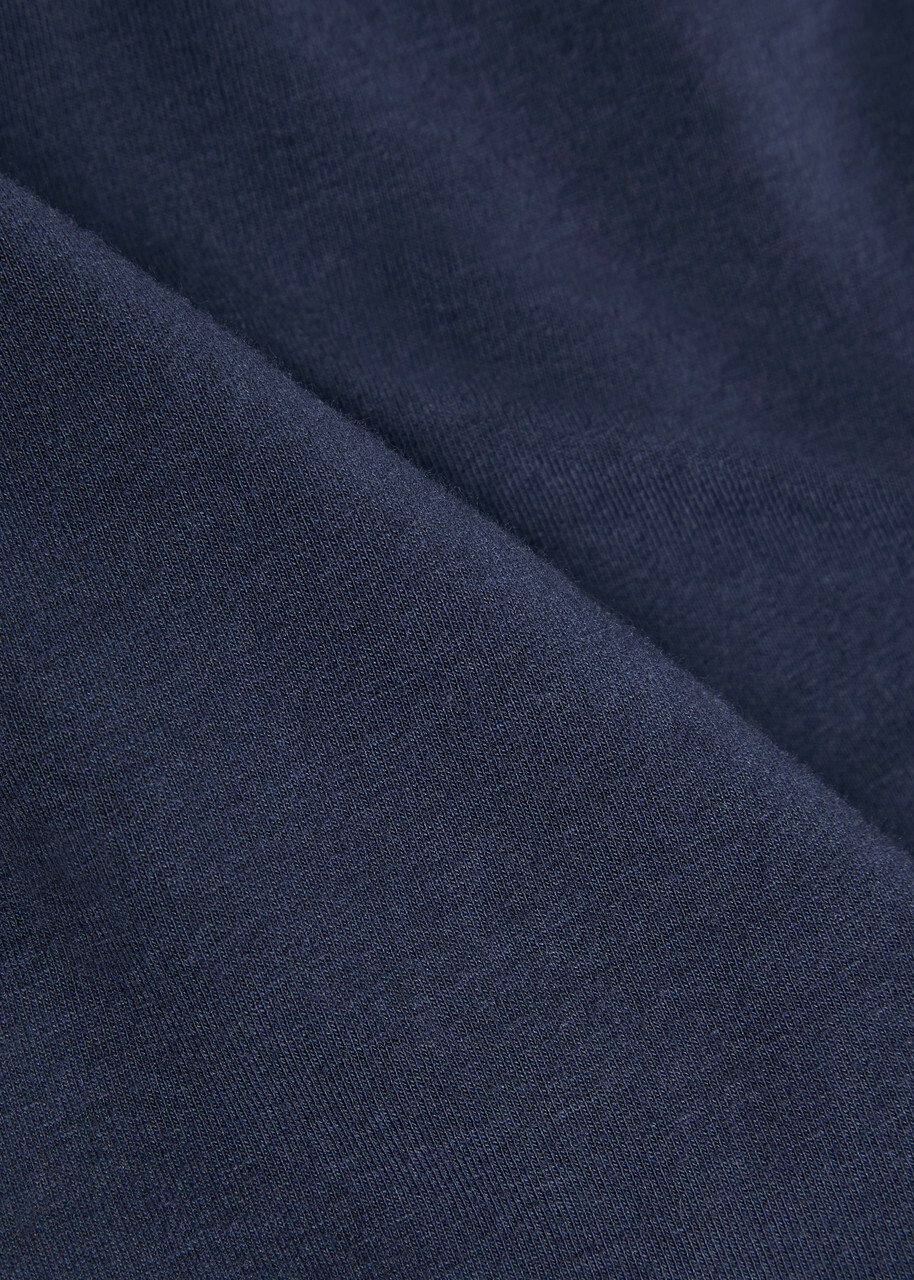 Skims Asymmetric Stretch-cotton top Navy
