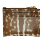 Burberry Brown Deer Print Simone Card Holder