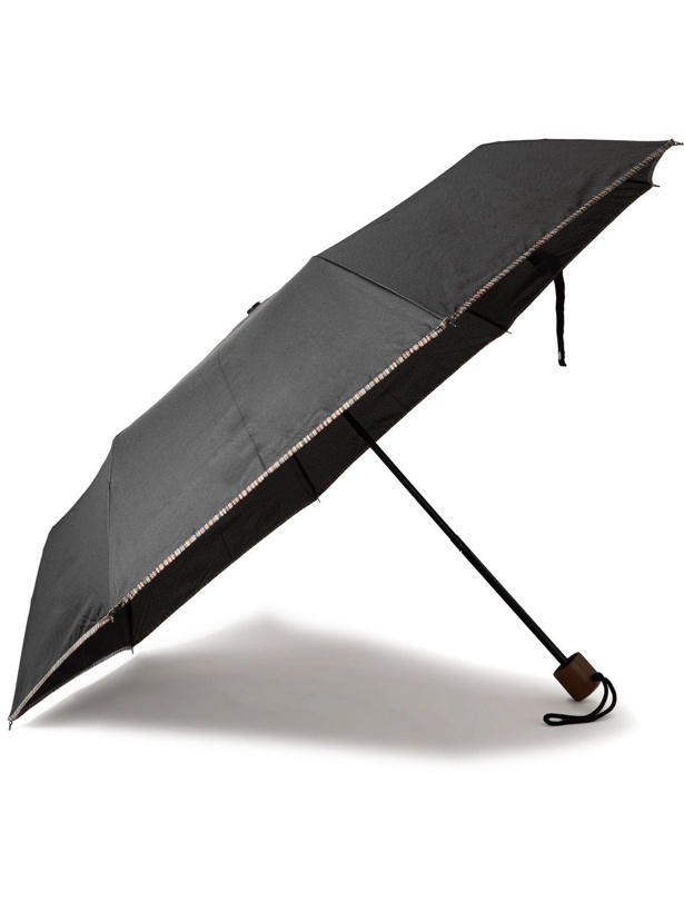 Photo: Paul Smith - Contrast-Tipped Wood-Handle Fold-Up Umbrella
