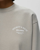 Sporty & Rich Wellness Studio Crewneck Beige - Mens - Sweatshirts