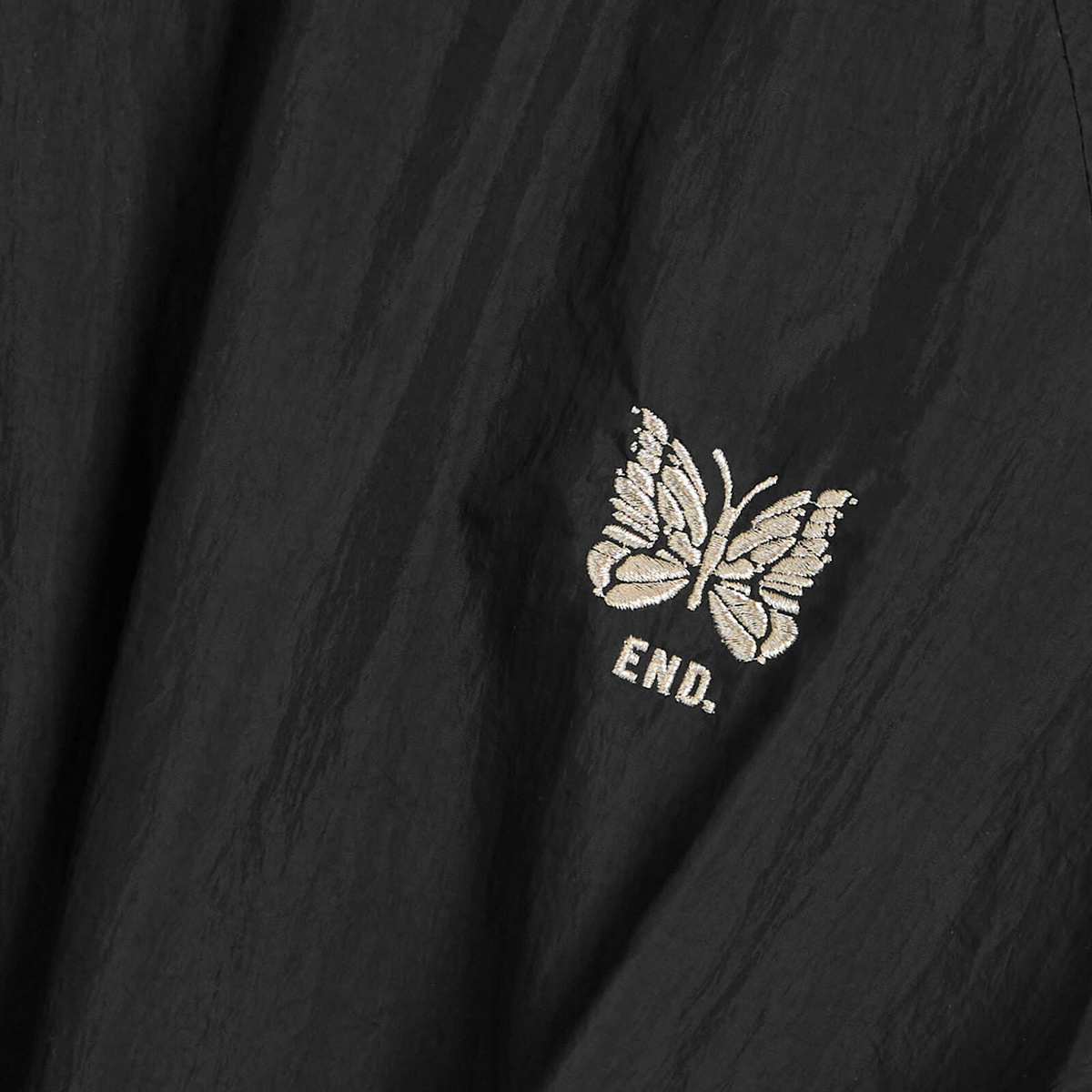END. x Needles Track Crew Neck Shirt in Black