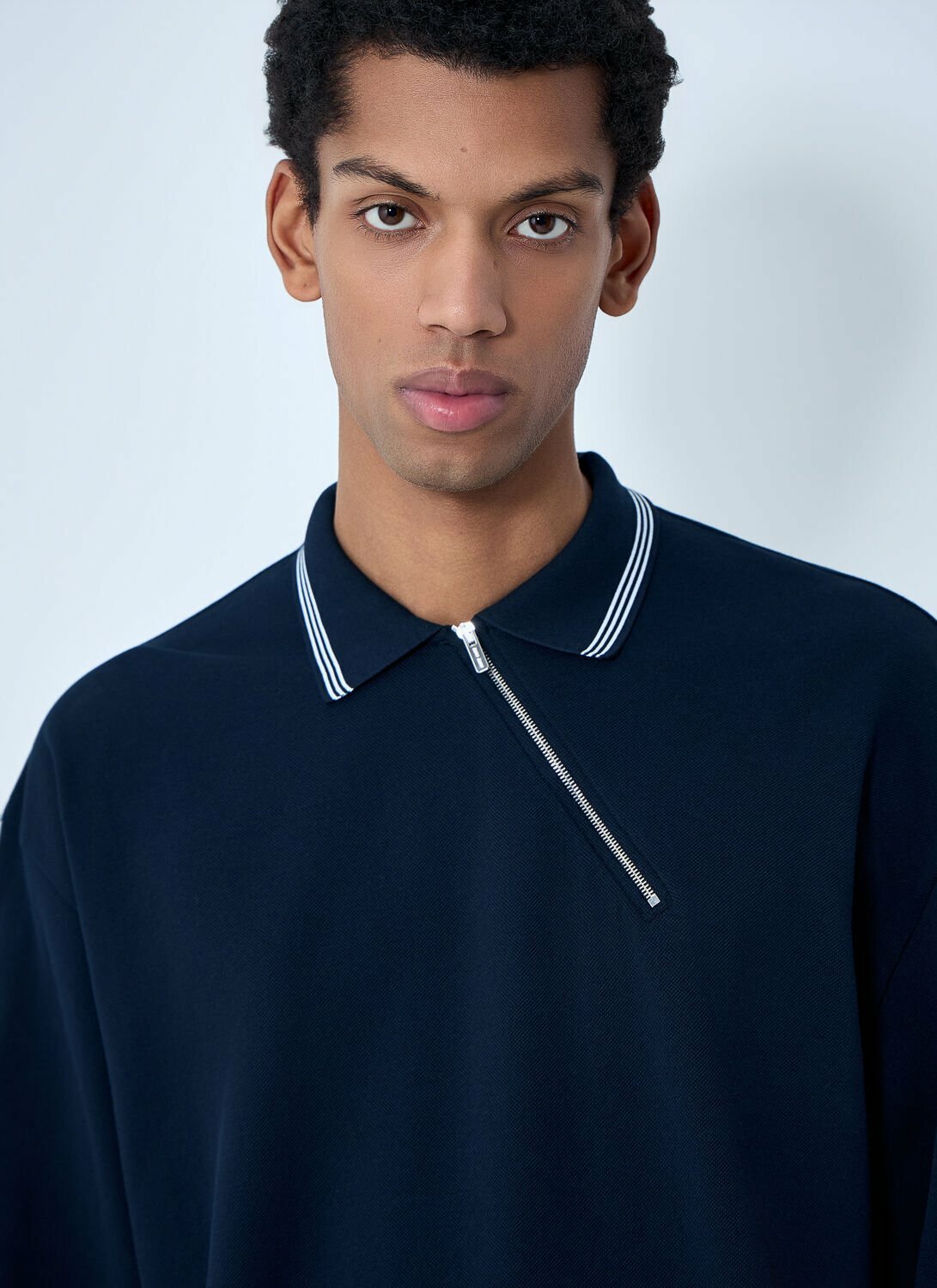 Miu Miu Half-Zip Polo Shirt