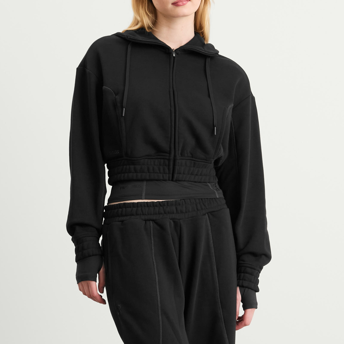 ON Women's x FKA Twigs Club Cropped Hoodie in Black