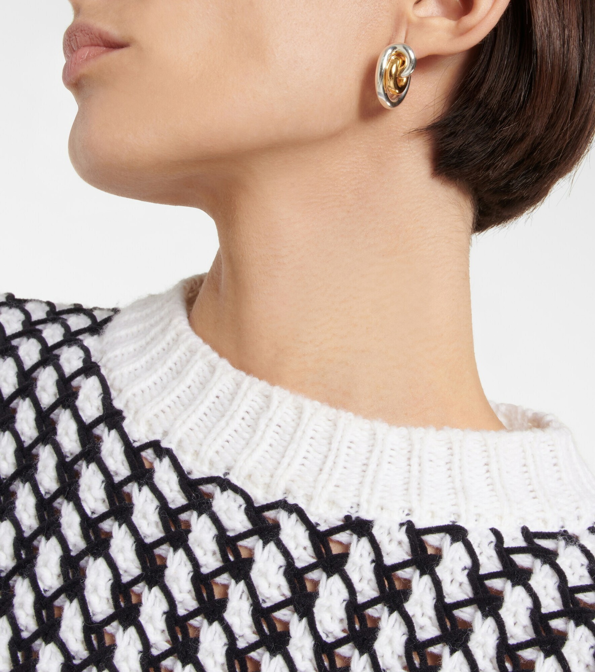 Bottega Veneta - Loop gold-plated hoop earrings Bottega Veneta