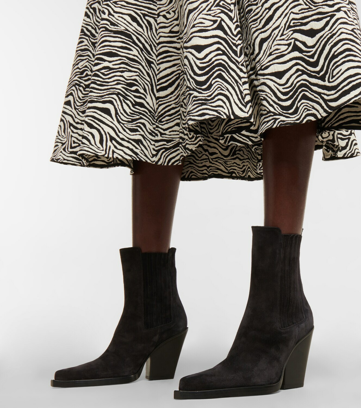 PARIS TEXAS BLACK SUEDE DALLAS ブーツ PARIS TEXAS Dallas suede ankle boots | NET-A-PORTER