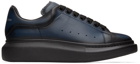 Alexander McQueen Black & Blue Oversized Sneakers