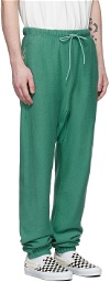 Advisory Board Crystals Green Cotton Lounge Pants