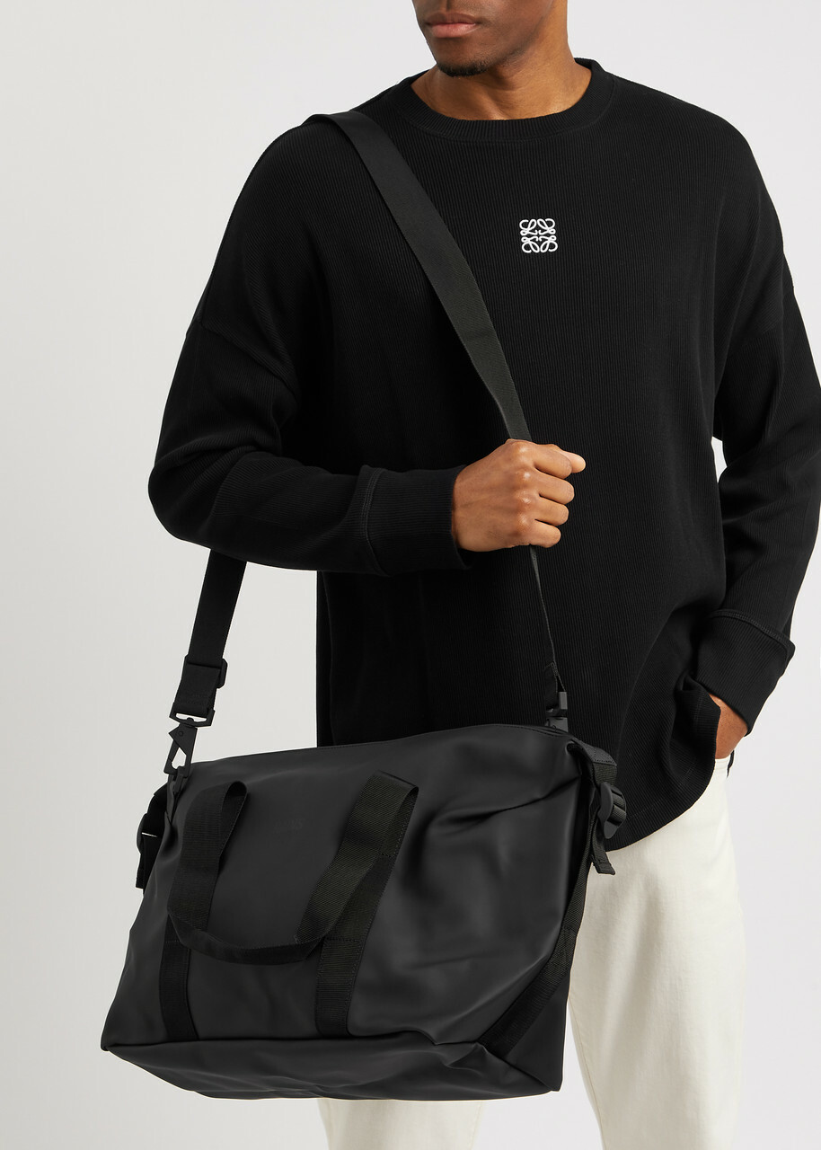 Rains Hilo Small Rubberised Holdall - Black - One Size