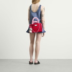 Charles Jeffrey Loverboy Women's Bulldog Charm Bucket Bag in Red/Pink 