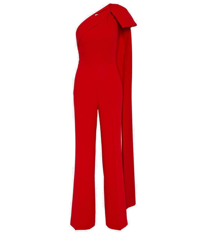 Photo: Roland Mouret Bow-detail asymmetric cady jumpsuit