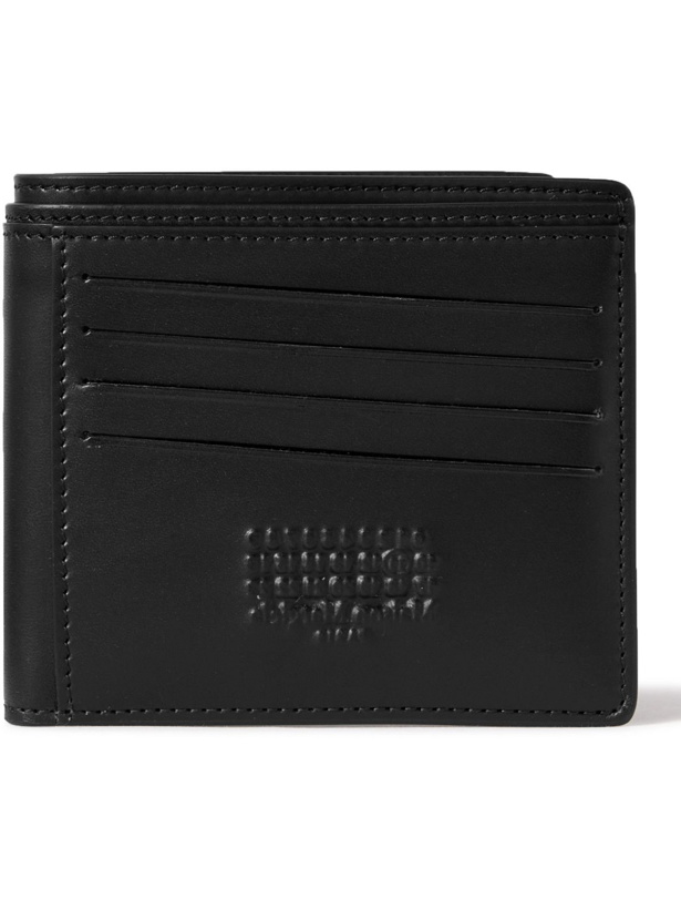 Photo: Maison Margiela - Logo-Debossed Leather Billfold Wallet
