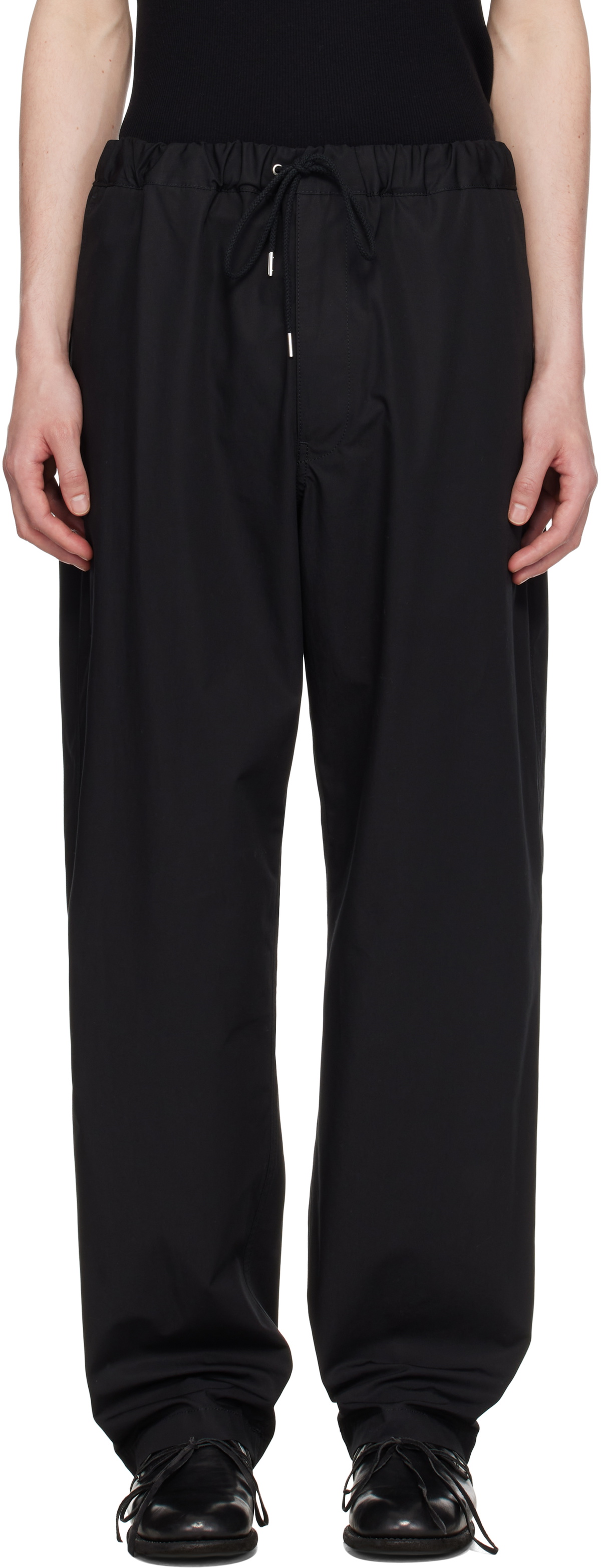 TAKAHIROMIYASHITA TheSoloist. Black Easy Trousers