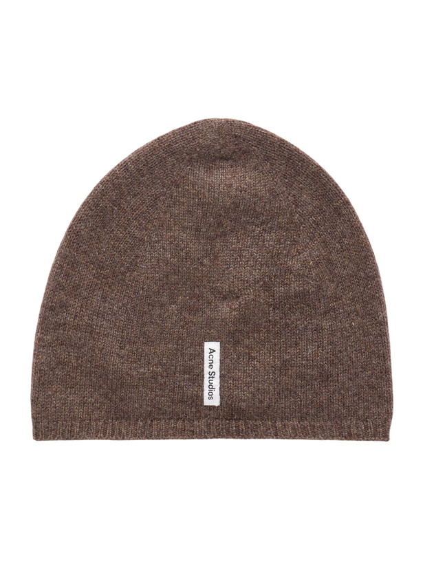 Photo: Acne Studios - Kassia Logo-Appliquéd Cashmere Beanie